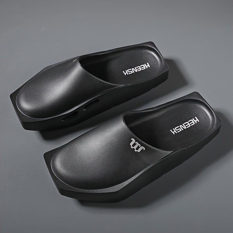 Men's Solid Colour Cloud Platform Ultra-Light Comfortable Breathable Sandals Slippers