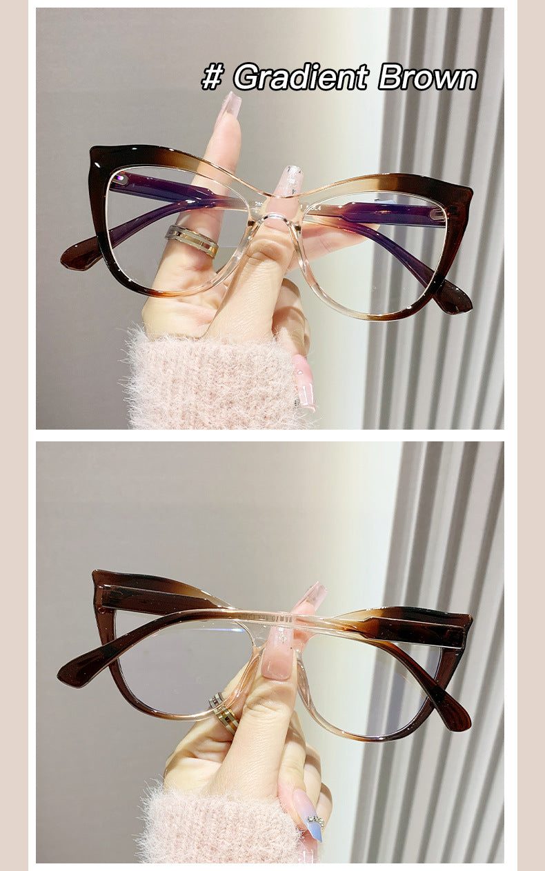 Fashion Cat Eye Glasses - Women's Anti Blue Light Computer Eyewear