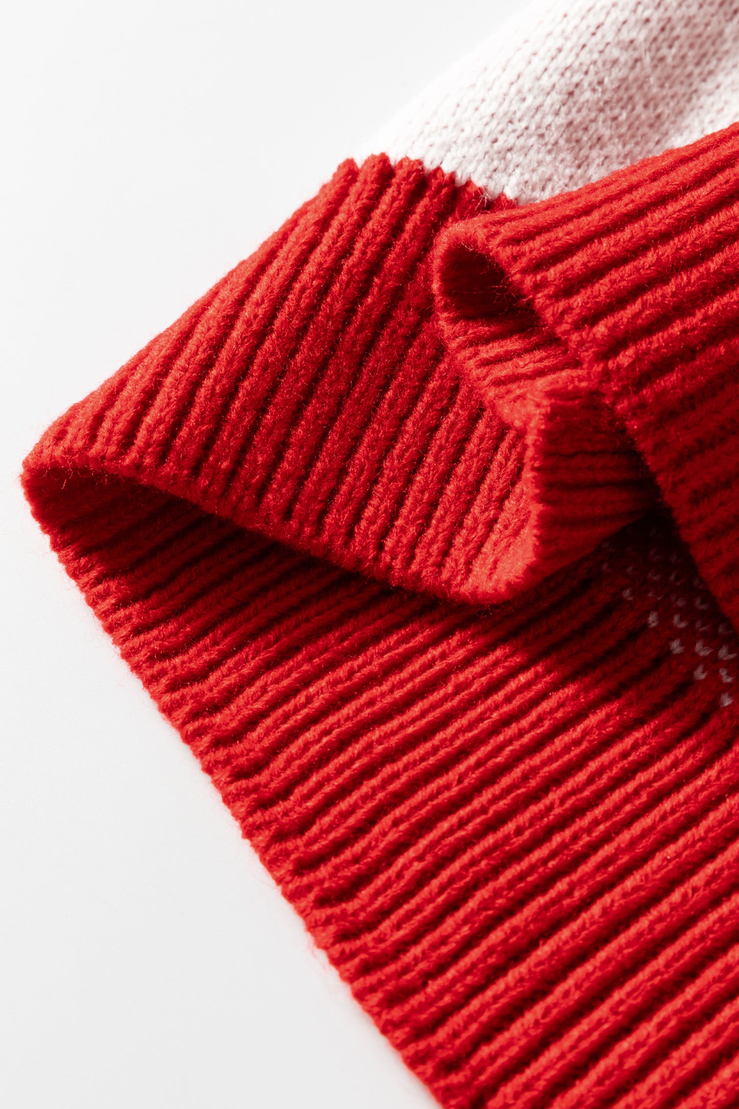 Checkered Bishop Sleeve Sweater