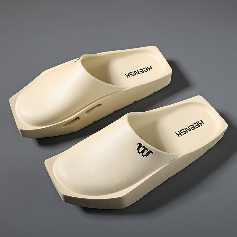 Men's Solid Colour Cloud Platform Ultra-Light Comfortable Breathable Sandals Slippers