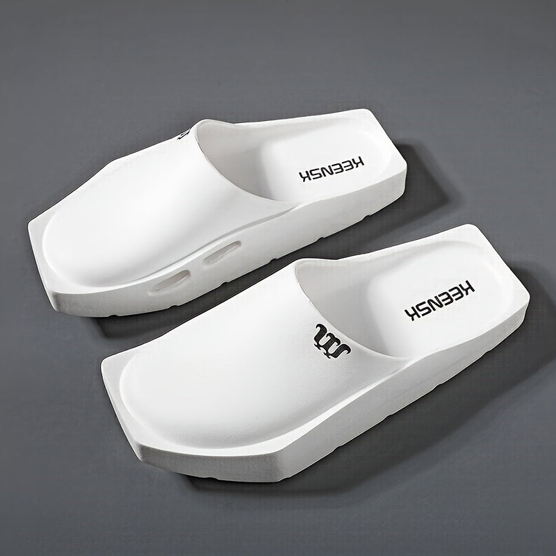Men's Solid Colour Cloud Platform Ultra-Light Comfortable Breathable Sandals Slippers