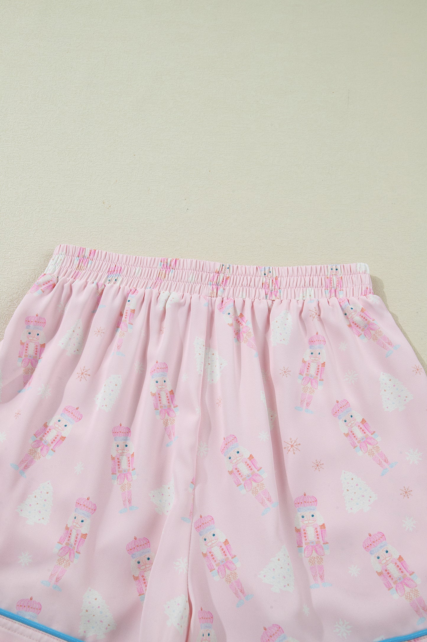 Bow Tie Front Christmas Nutcracker Pajama Set