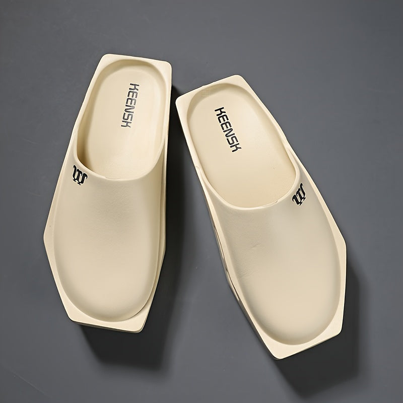 Men's Solid Colour Cloud Platform Ultra-Light Comfortable Breathable Sandals Slippers