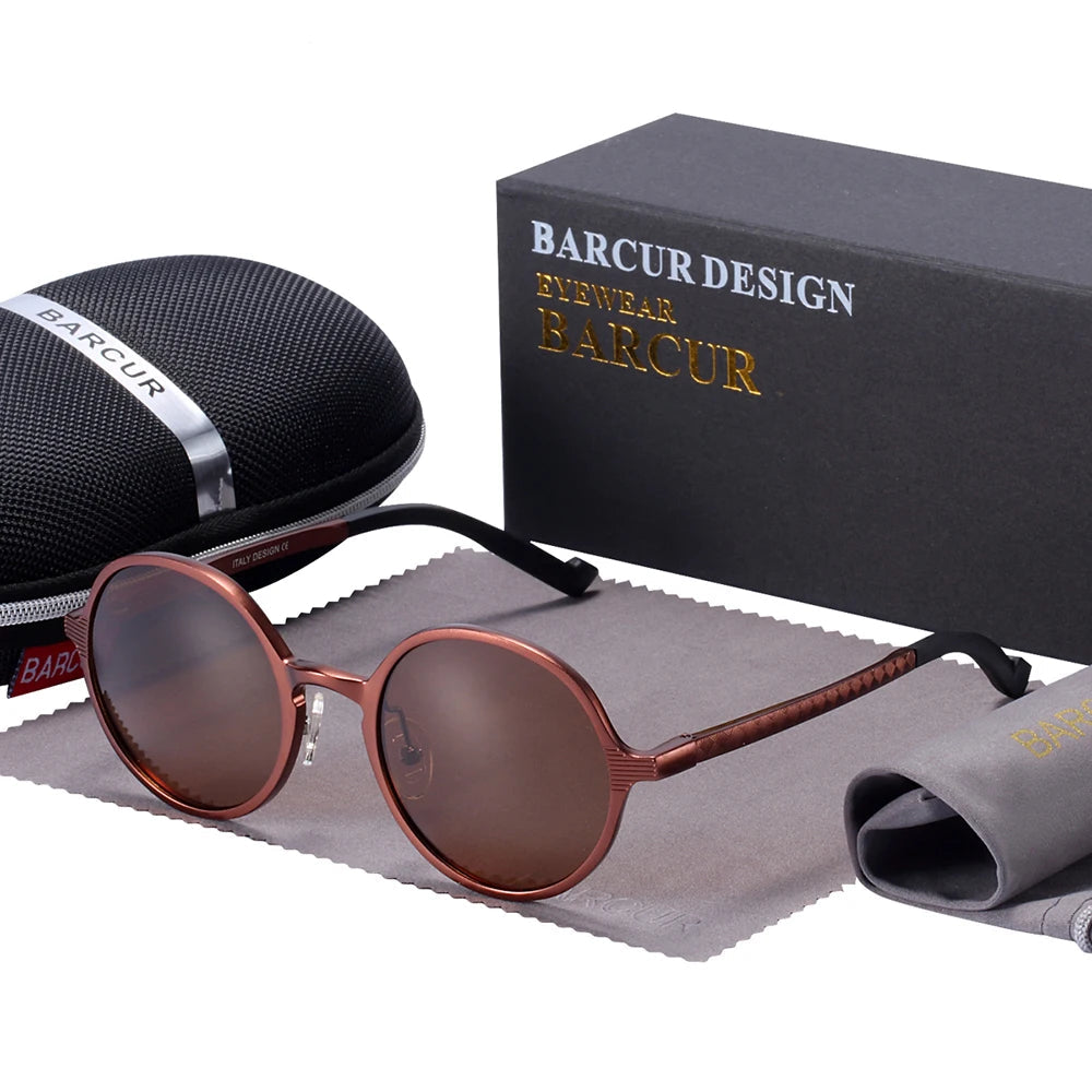 Hot Black Round Sunglasses - Retro Vintage UV400 Eyewear for Men & Women