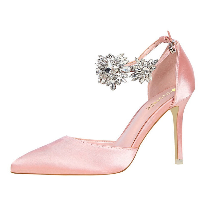 Women's Rhinestone High Heels