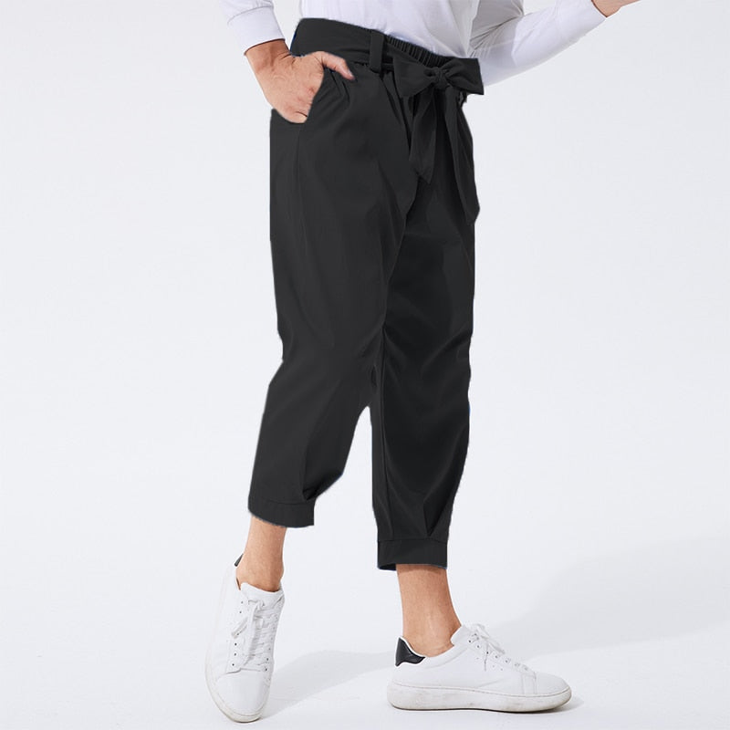 Men's Baggy Trousers With Belt