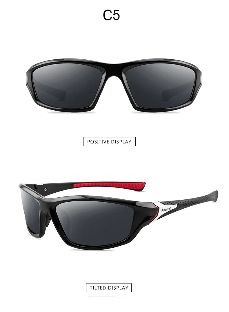 Classic Polarized Sunglasses - Vintage Driving Eyewear with UV400 Protection