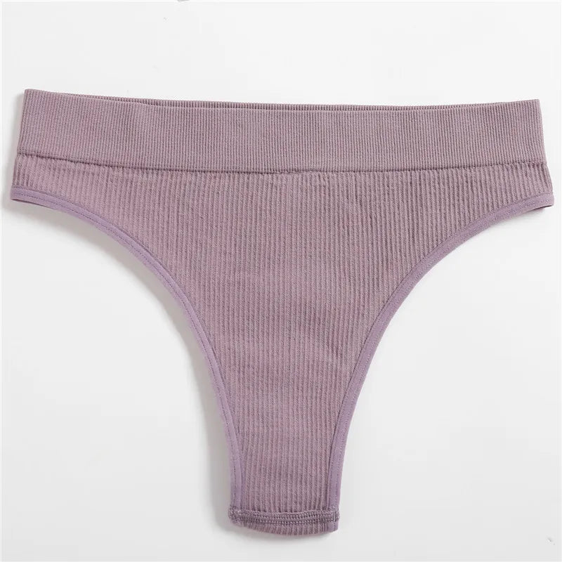 Women's Seamless Thong Underwear - Low Waist G-String Lingerie