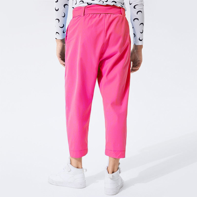 Men's Baggy Trousers With Belt