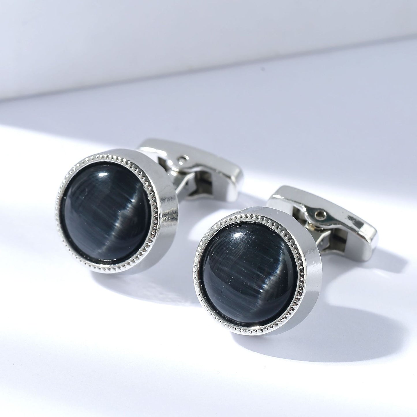 Men's Round Quality Cufflinks