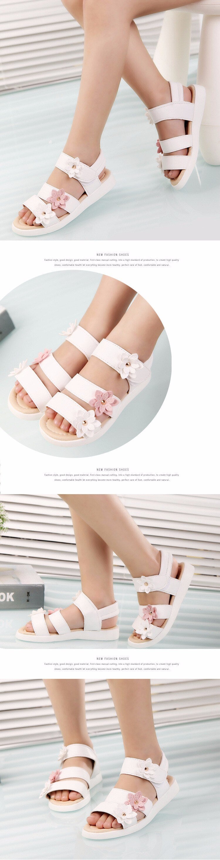 Girl's Flower Sandals
