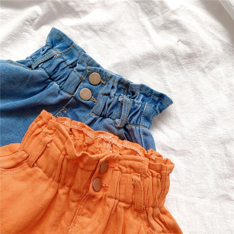Girl's Denim Jeans Shorts