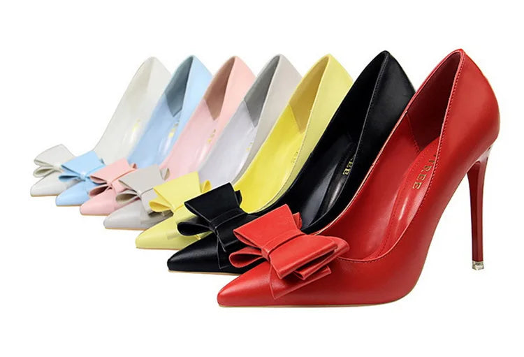 Women's Bow-knot High Heels Stiletto