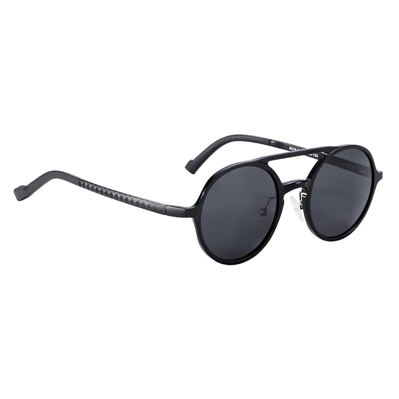Hot Black Round Sunglasses - Retro Vintage UV400 Eyewear for Men & Women
