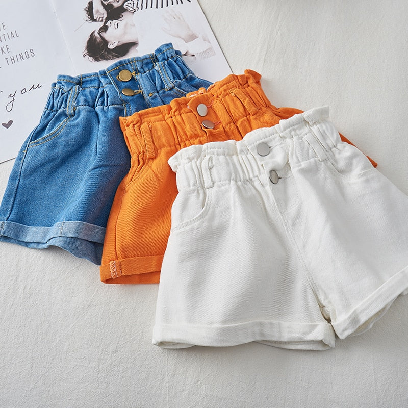 Girl's Denim Jeans Shorts