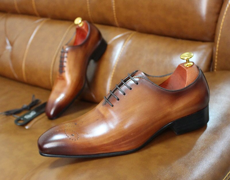 Men's Oxford Leather Shoes Size 6-13
