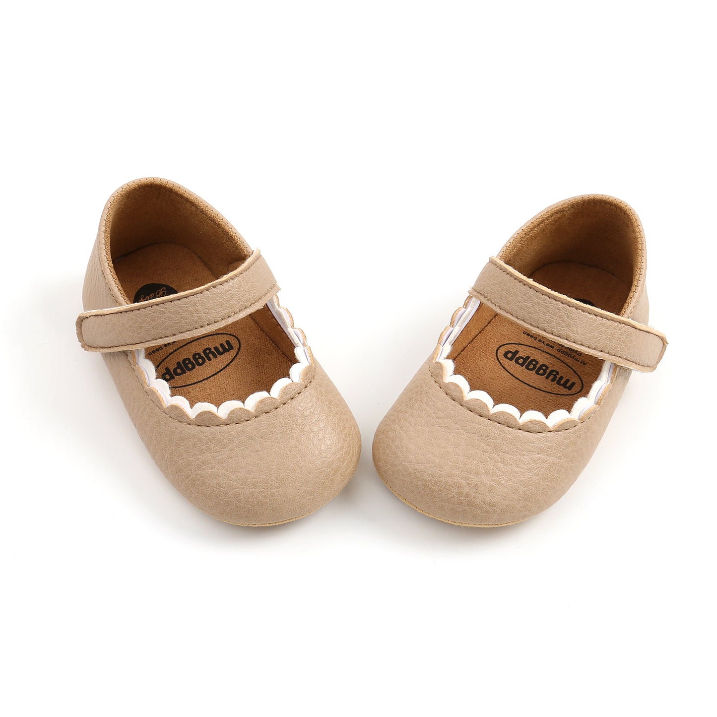 Newborn Baby Princess Shoes - Soft Prewalker Shoes with Hook & Loop (0-18M)