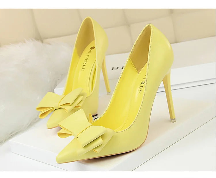 Women's Bow-knot High Heels Stiletto