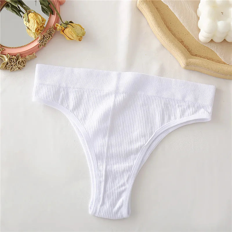 Women's Seamless Thong Underwear - Low Waist G-String Lingerie
