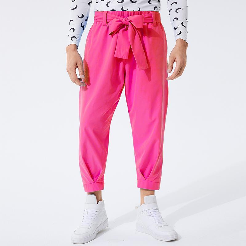 Men's Baggy Trousers With Belt