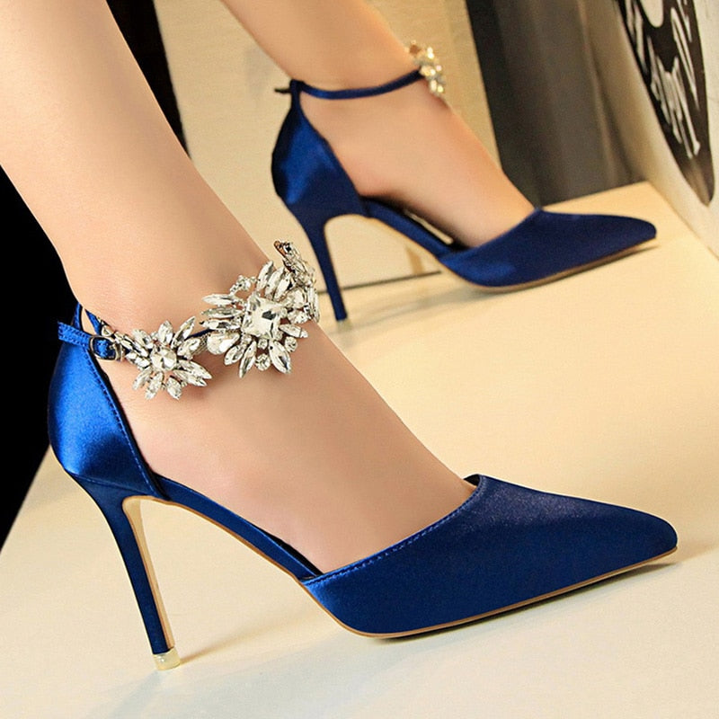 Women's Rhinestone High Heels