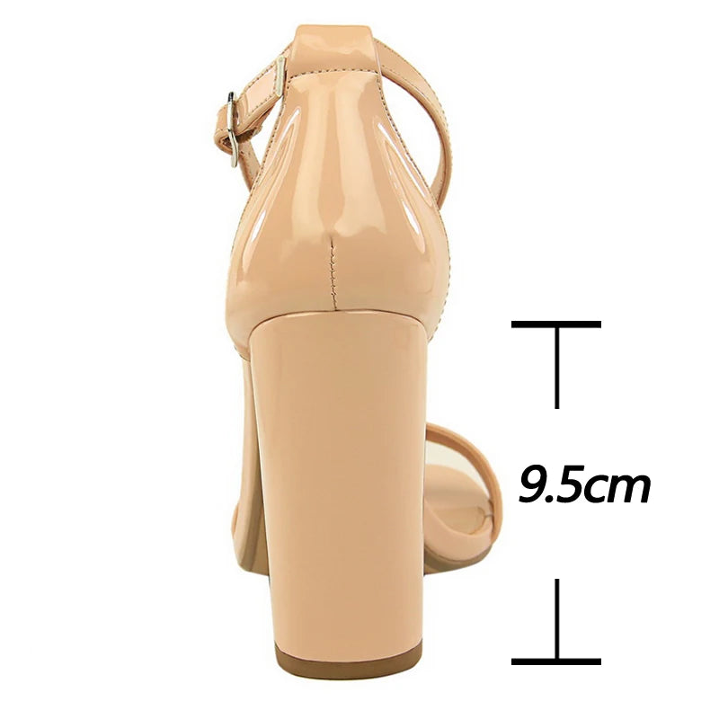 Women's High Heels PU Leather Summer Shoes