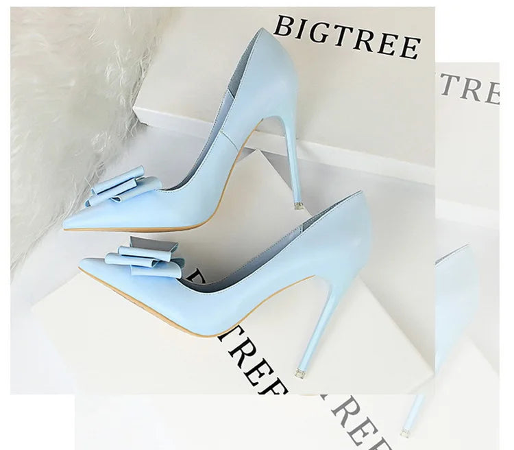 Women's Bow-knot High Heels Stiletto