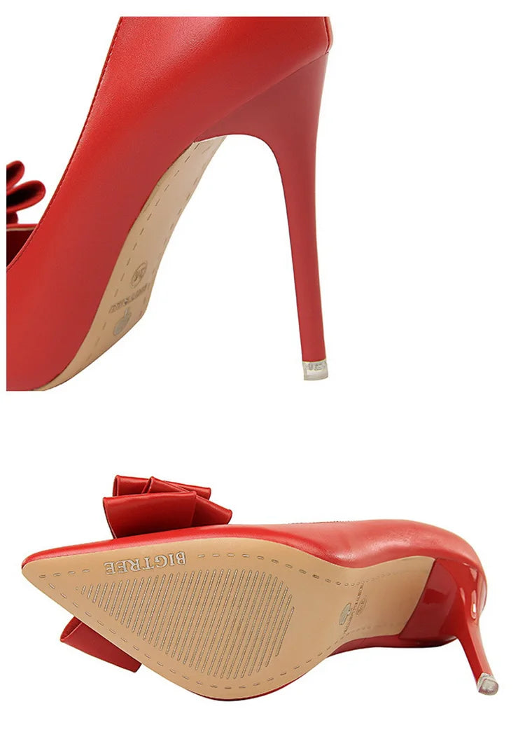 Women's Bow-knot High Heels Stiletto