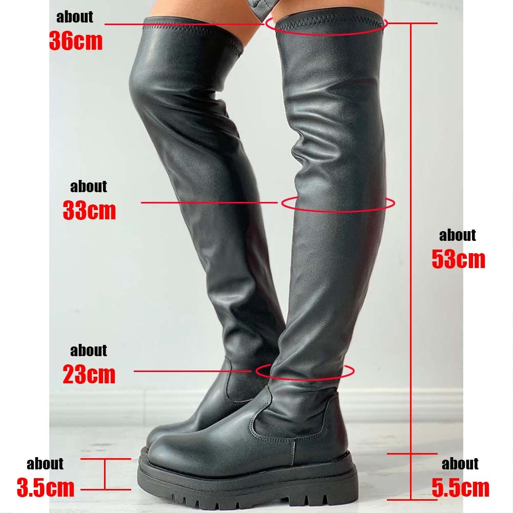 Women's Platform Thigh High Boots