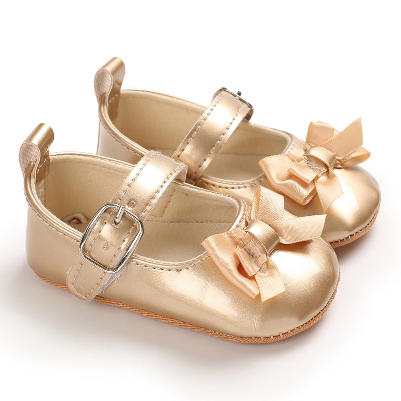 Infant Kids Girls Bowknot Footwear Walking Shoes Outfits 0-18M