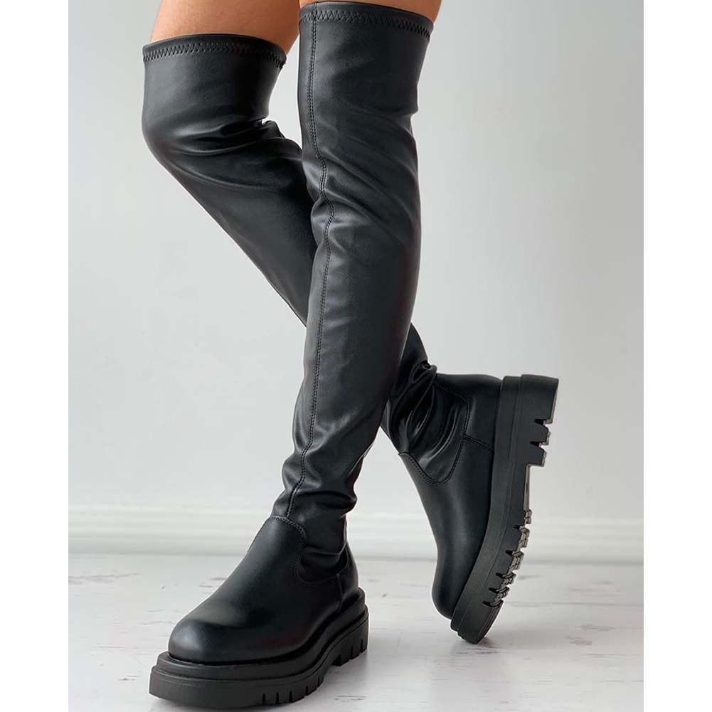 Women's Platform Thigh High Boots