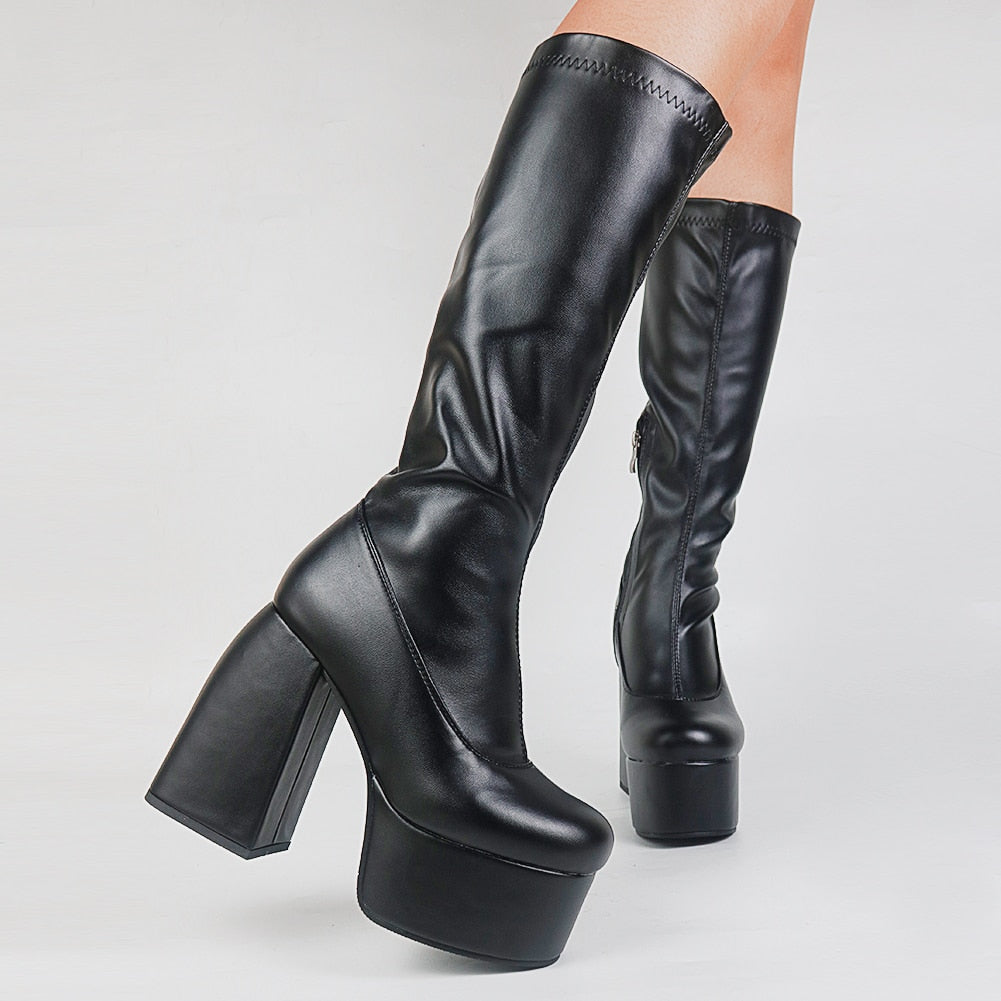 Women's Platform Thigh High Boots