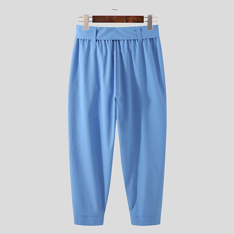 Men's Baggy Trousers With Belt