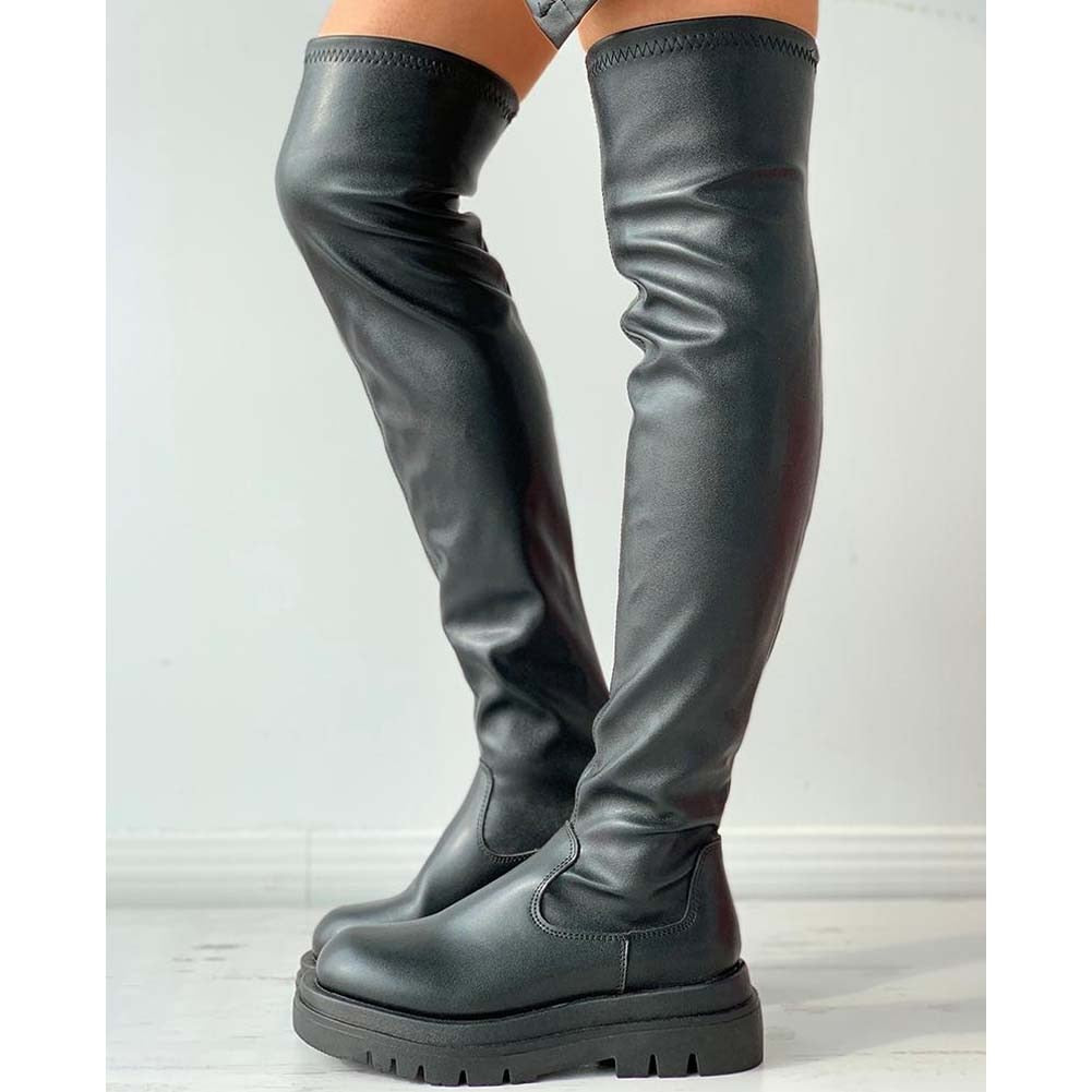Women's Platform Thigh High Boots