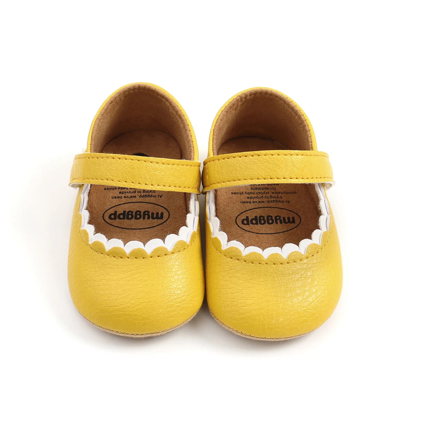 Newborn Baby Princess Shoes - Soft Prewalker Shoes with Hook & Loop (0-18M)
