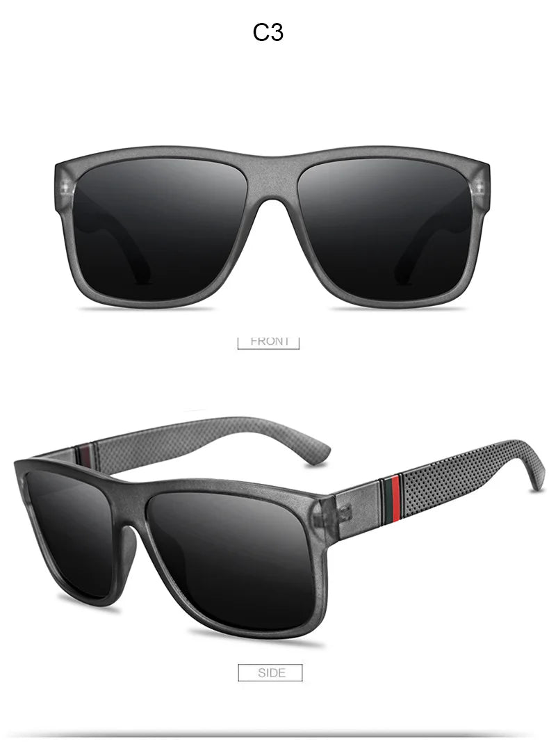Polarized Sunglasses - High-End Square Driving Eyewear with UV400