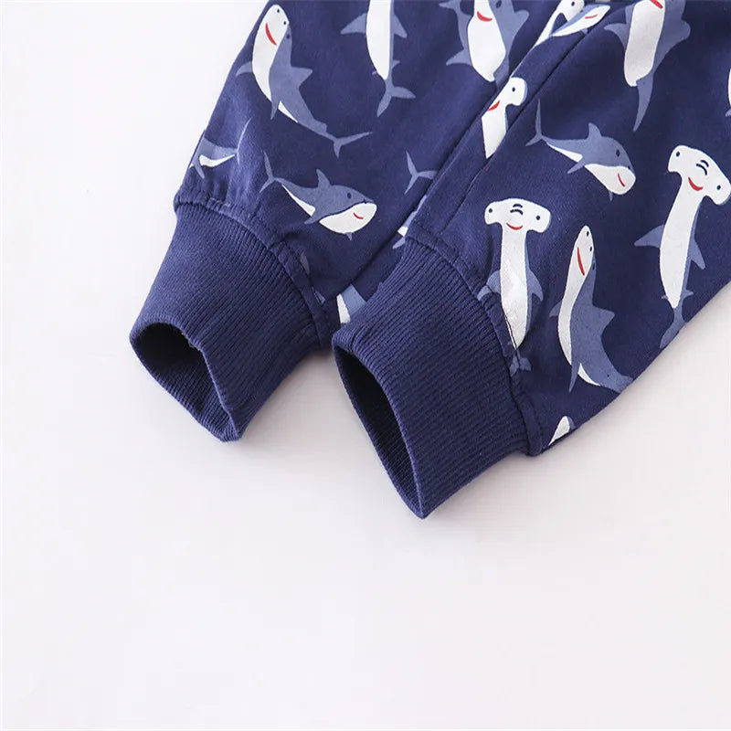 2-7T Boys Cartoon Print Joggers Trousers
