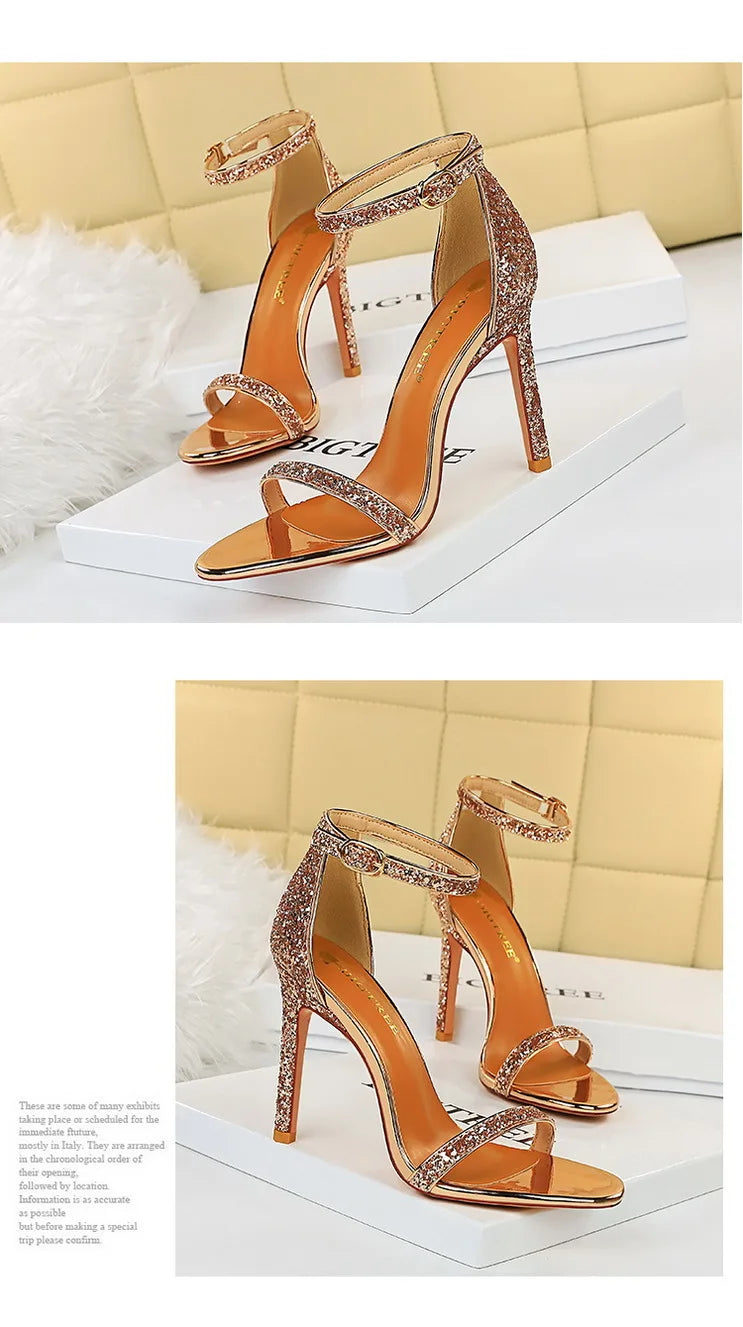 Women's High Heels  Sparkle Sequins Stiletto Heels
