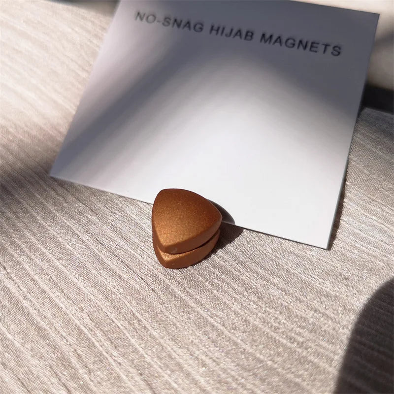 Magnetic Hijab Clips - Strong Metal Plating Brooch for Women
