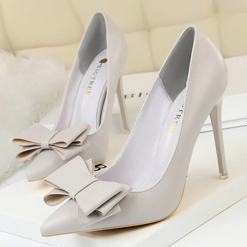 Women's Bow-knot High Heels Stiletto