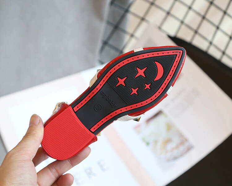 Girls, Children Rivets Flat Shoes
