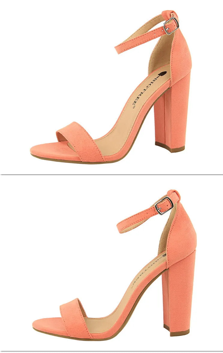 Women's High Heels PU Leather Summer Shoes