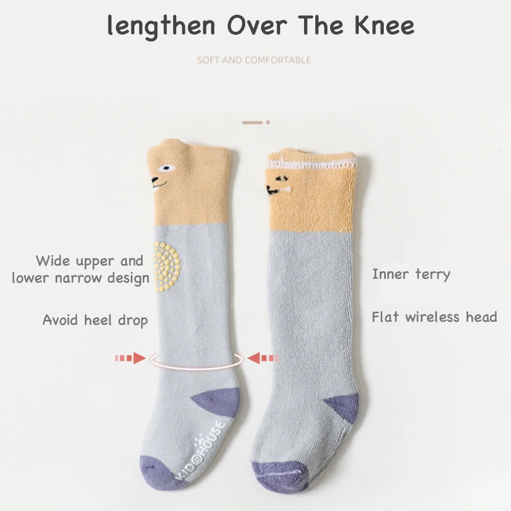 Baby Knee High Crawling Socks Knee Pads Socks 0~24 Months
