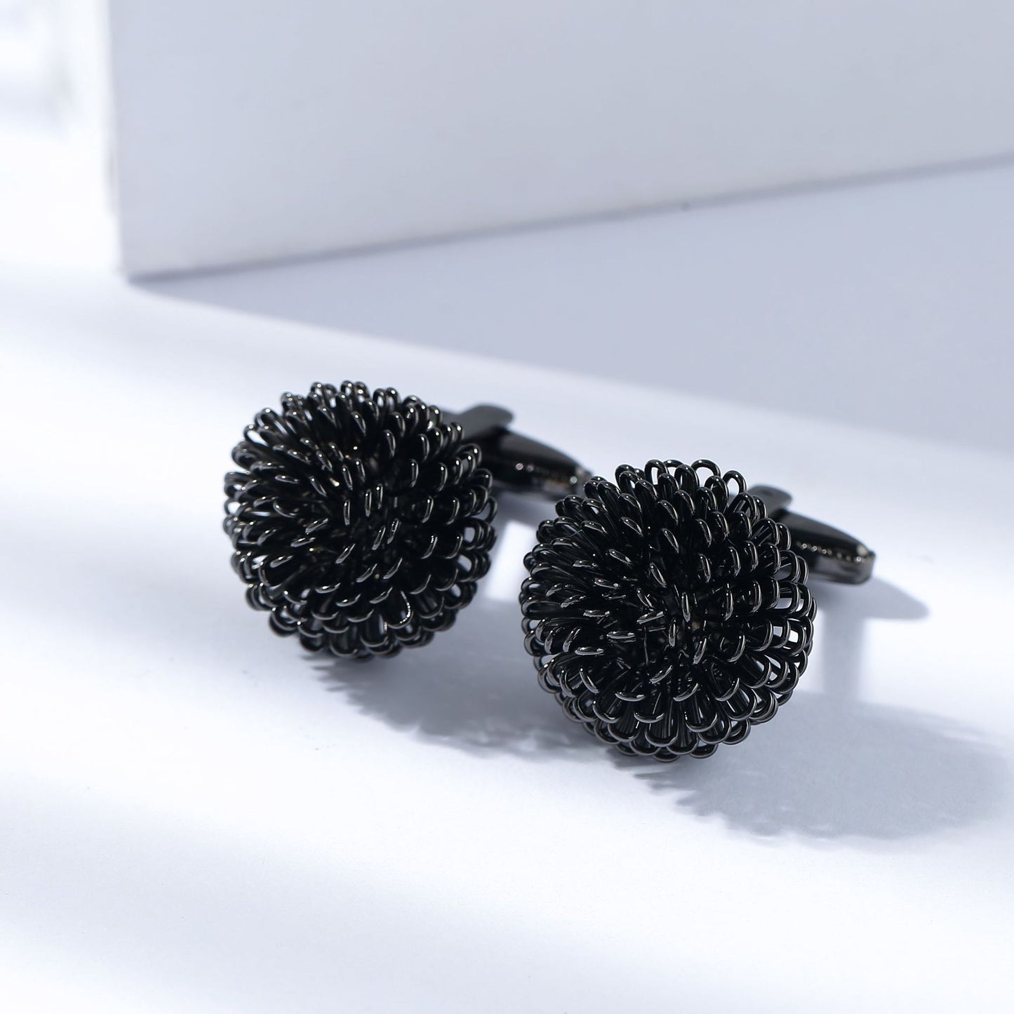 Premium Flower Cufflinks for Men - Round Wedding Shirt Accessories