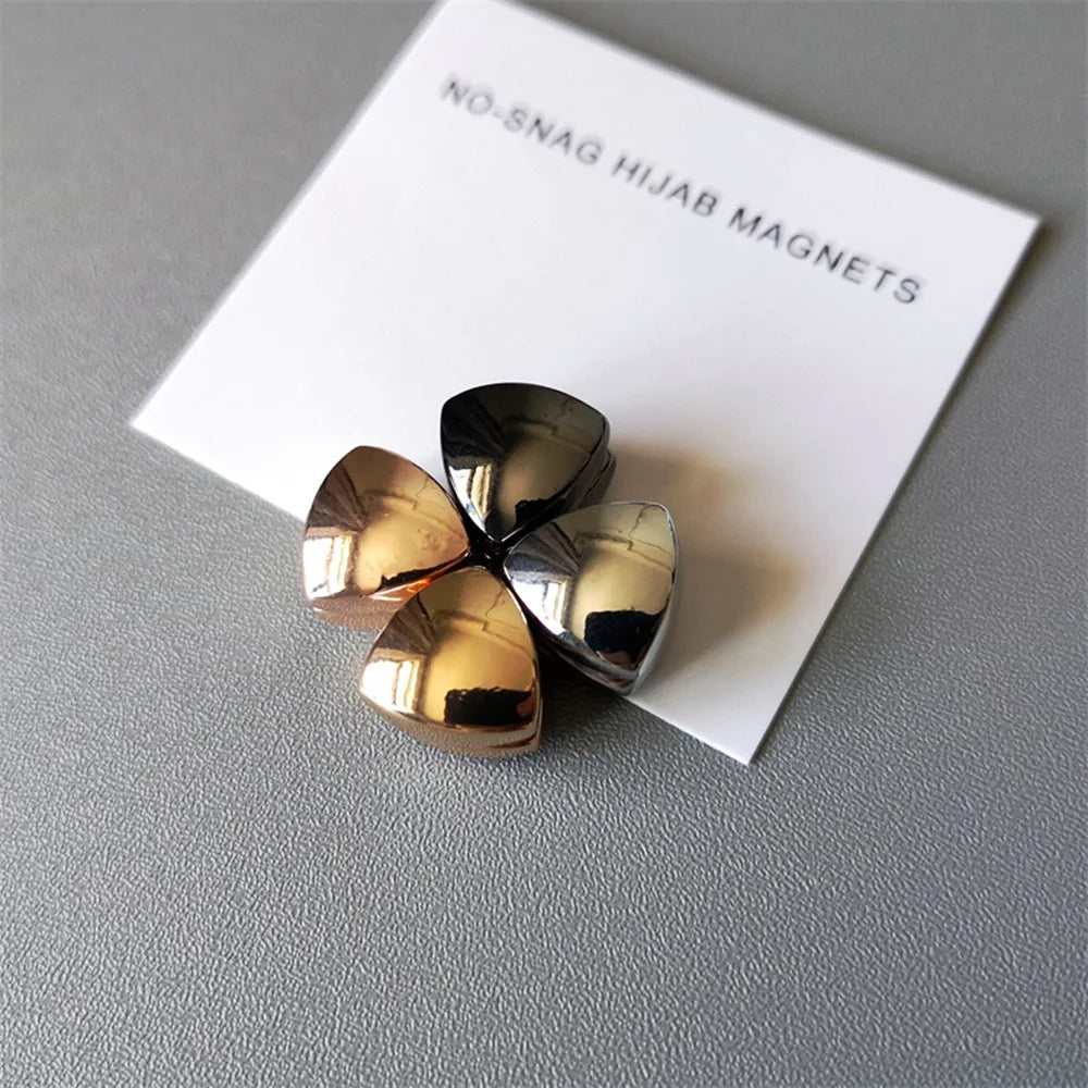 Magnetic Hijab Clips - Strong Metal Plating Brooch for Women