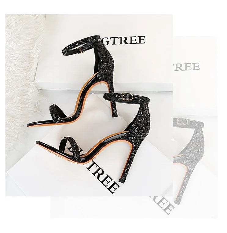 Women's High Heels  Sparkle Sequins Stiletto Heels