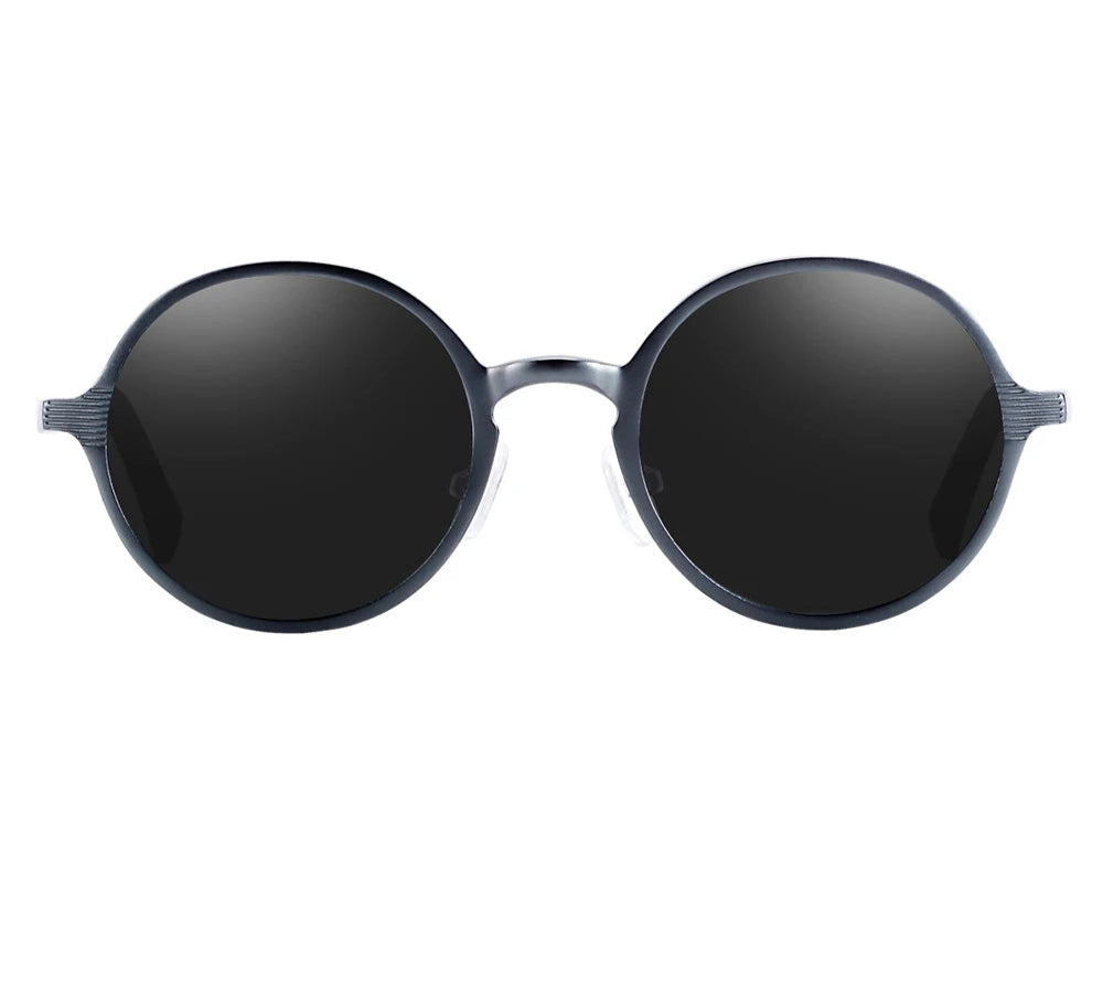 Hot Black Round Sunglasses - Retro Vintage UV400 Eyewear for Men & Women