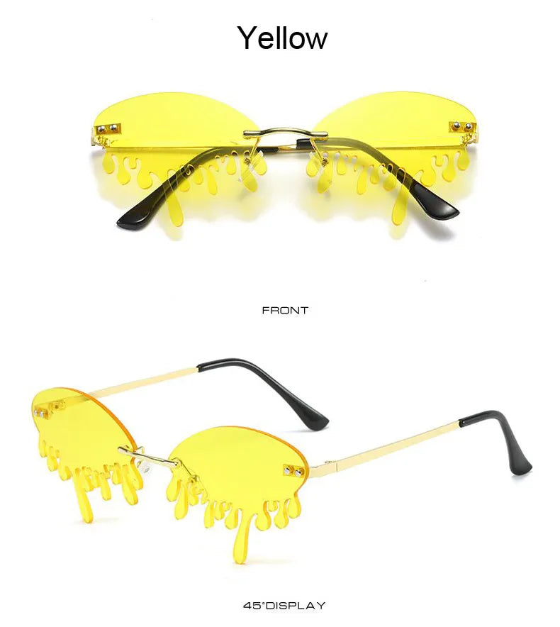 Women's Tears Shaped Sunglasses