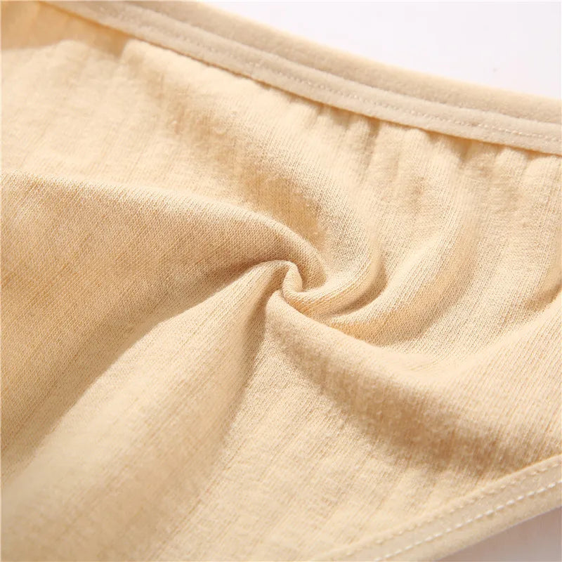 Women's Cotton Thongs 3Pcs/set Soft T-back Underpants S-XL G-string Underwear Low Waist Cotton Panty Lingerie