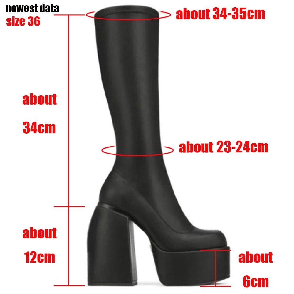 Women's Platform Thigh High Boots